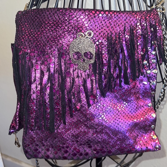 Killstar Handbags - Mermaid purple scale bag
